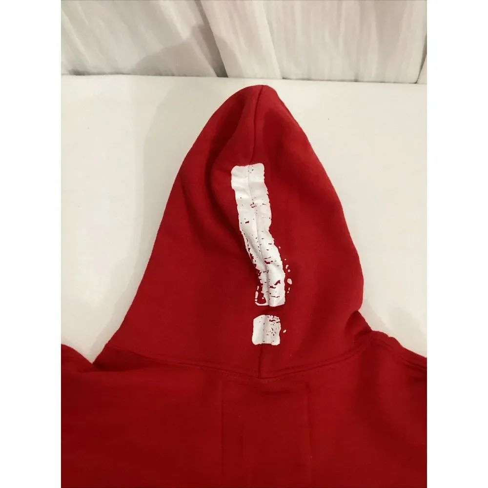 Served Fresh collection XS Sweatshirt Hoodie Pinocchio Red Black‎ 58926